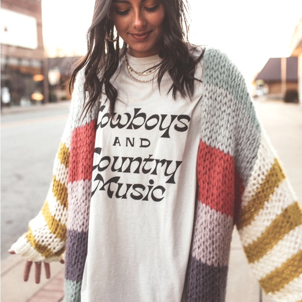 Cowboys and Country Music Tee by Charlie Southern